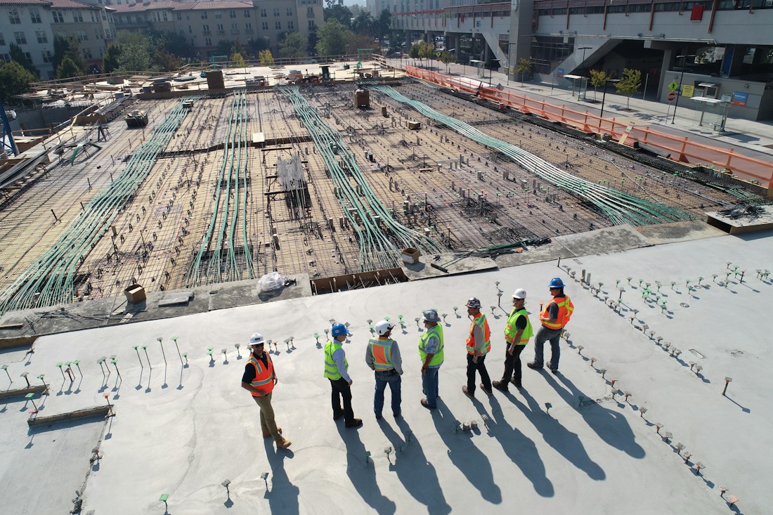 Construction site preparation and planning