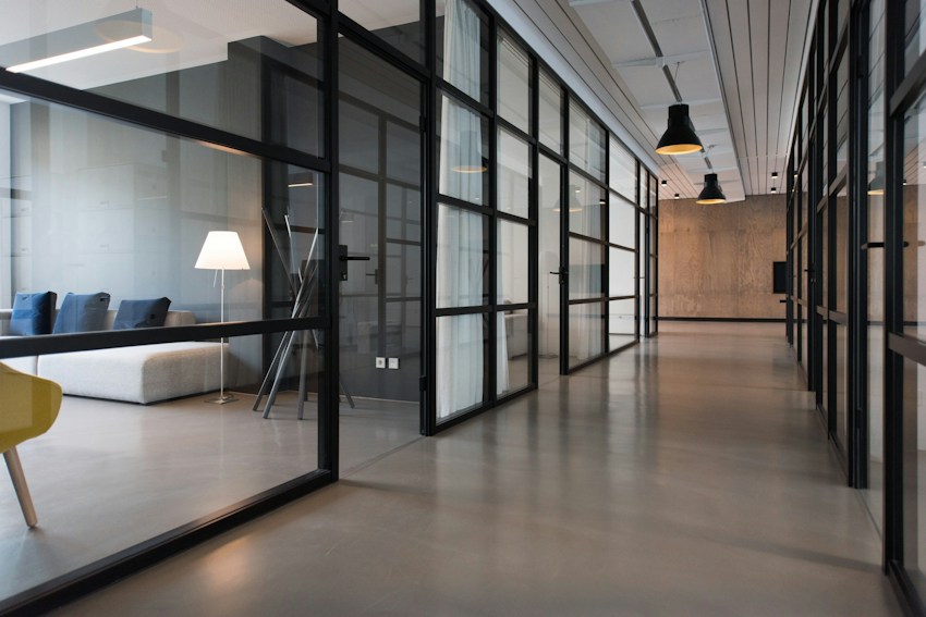 Modern commercial workspace concept