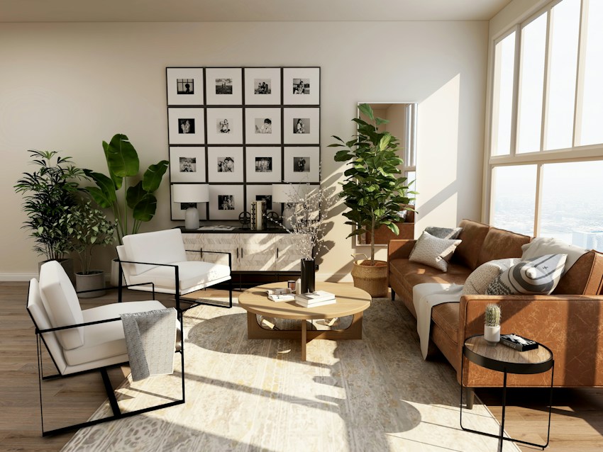 Refined interior space